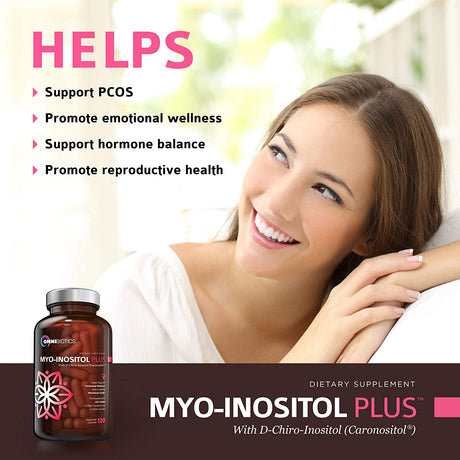 Omnibiotics Myo-Inositol Plus with D-Chiro-Inositol 120 Capsulas - The Red Vitamin MX