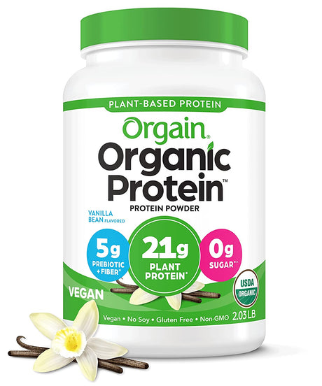 Orgain Organic Vegan Protein Powder 2.03Lb - The Red Vitamin MX