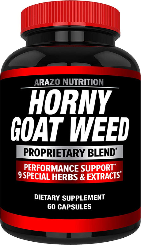 Arazo Nutrition Horny Goat Weed 60 Capsulas - The Red Vitamin MX
