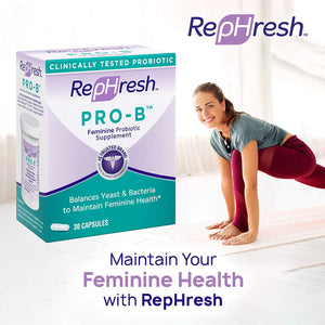 RepHresh Pro B Probiotic For Women 30 Capsulas - The Red Vitamin MX