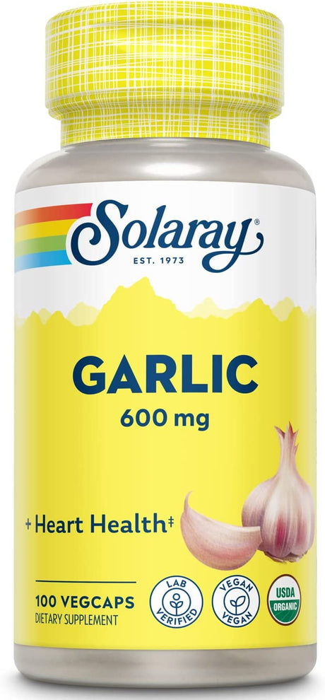 Solaray Garlic 600Mg. 100 Capsulas - The Red Vitamin MX