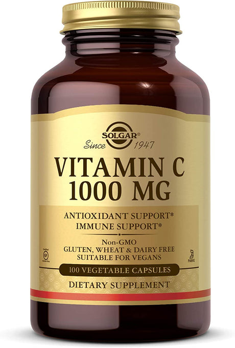 Solgar Vitamin C 1000Mg. 100 Capsulas - The Red Vitamin MX