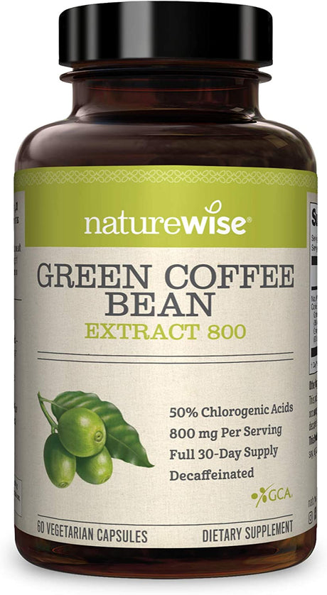 Naturewise Green Coffee Bean 800Mg. 60 Capsulas - The Red Vitamin MX