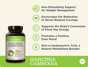Naturewise Garcinia Cambogia 180 Capsulas - The Red Vitamin MX