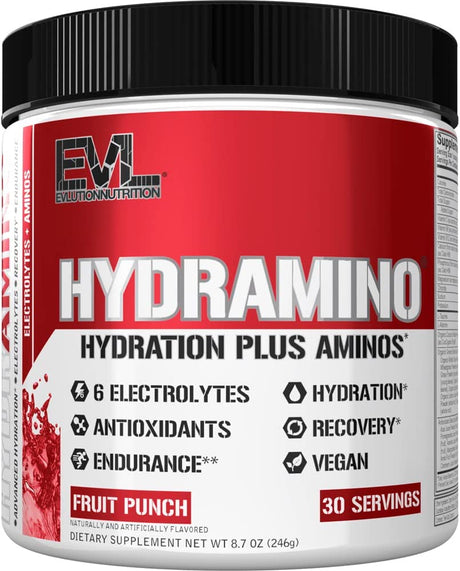 Evlution Nutrition hydramino Complete Hydration 30 Servicios - The Red Vitamin MX