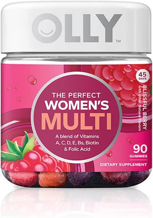 OLLY The Perfect Womens Multivitamin 90 Gomitas Suministro 45 Dias - The Red Vitamin MX