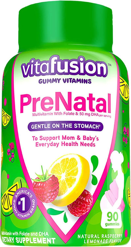 Vitafusion Prenatal Vitamins 90 Gomitas - The Red Vitamin MX