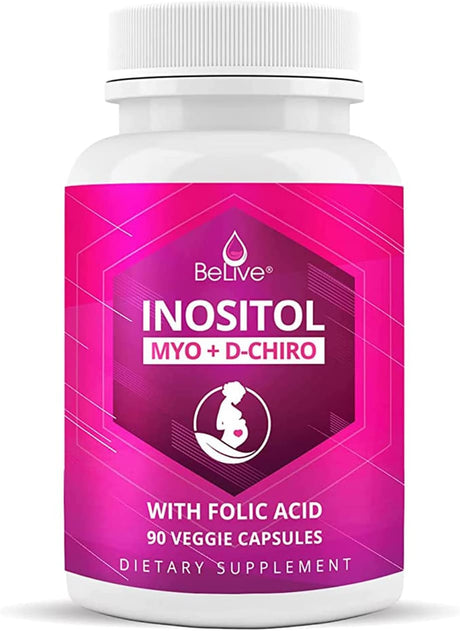 BeLive Myo-Inositol & D-Chiro Inositol 90 Caps. - The Red Vitamin MX