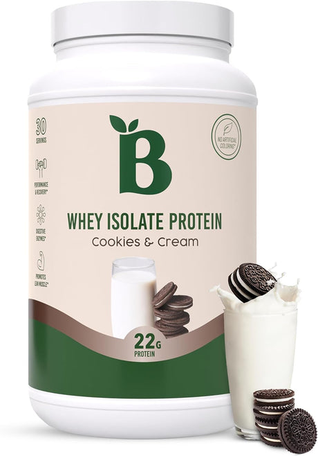 Bloom Nutrition Whey Isolate Protein Powder 30 Servicios - The Red Vitamin MX - Suplementos Alimenticios - BLOOM NUTRITION