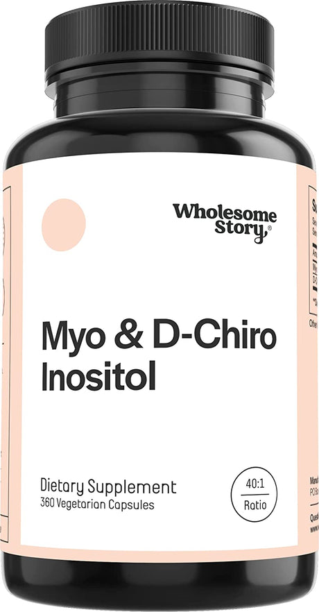 Wholesome Story Myo-Inositol & D-Chiro Inositol 360 Capsulas - The Red Vitamin MX