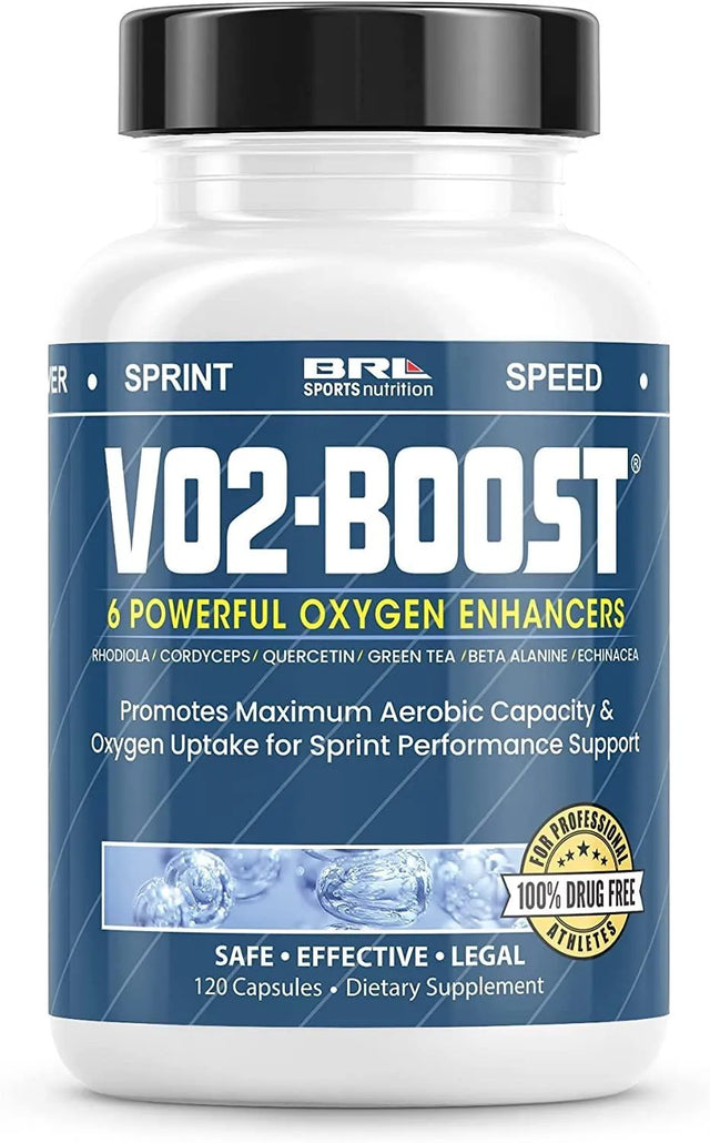 BRL SPORTS NUTRITION - VO2-BOOST Powerful Oxygen Enhancers 120 Capsulas - The Red Vitamin MX - Suplementos Alimenticios - {{ shop.shopifyCountryName }}