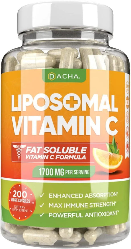 DACHA - DACHA Nutrition Natural Liposomal Vitamin C 1500Mg. 200 Capsulas - The Red Vitamin MX - Suplementos Alimenticios - {{ shop.shopifyCountryName }}