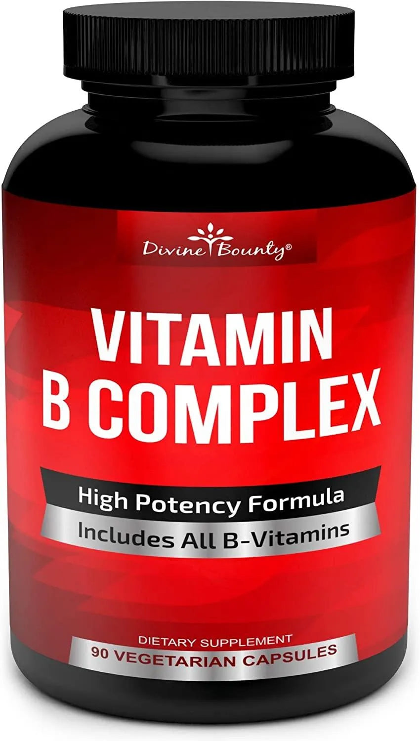 DIVINE BOUNTY - Divine Bounty Super B Complex 90 Capsulas - The Red Vitamin MX - Suplementos Alimenticios - {{ shop.shopifyCountryName }}