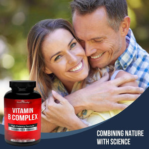 DIVINE BOUNTY - Divine Bounty Super B Complex 90 Capsulas - The Red Vitamin MX - Suplementos Alimenticios - {{ shop.shopifyCountryName }}