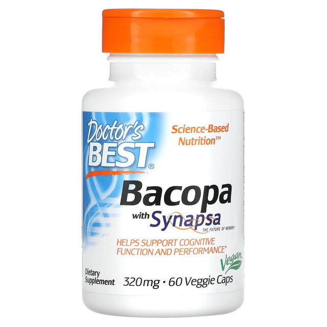 DOCTOR'S BEST - Doctor's Best Bacopa with Synapsa 320Mg. 60 Capsulas - The Red Vitamin MX - Suplementos Alimenticios - {{ shop.shopifyCountryName }}