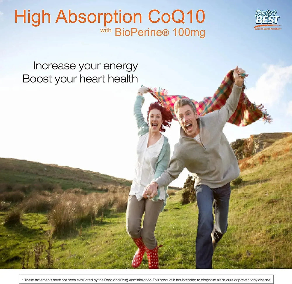DOCTOR'S BEST - Doctor's Best High Absorption CoQ10 with BioPerine 100Mg. 120 Capsulas Blandas - The Red Vitamin MX - Suplementos Alimenticios - {{ shop.shopifyCountryName }}