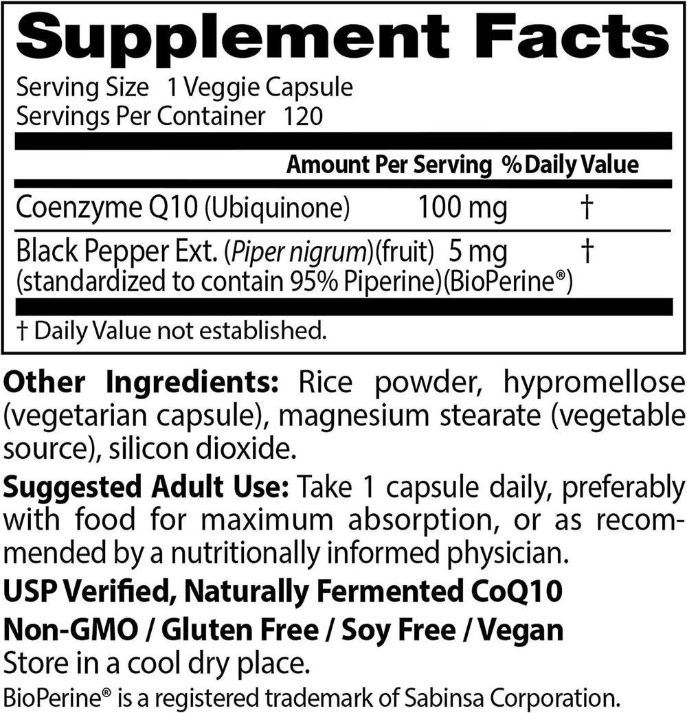 DOCTOR'S BEST - Doctor's Best High Absorption CoQ10 with BioPerine 100Mg. 120 Capsulas Blandas - The Red Vitamin MX - Suplementos Alimenticios - {{ shop.shopifyCountryName }}