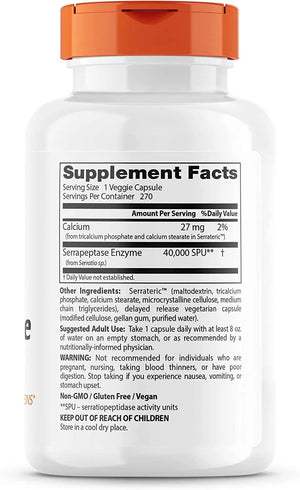 DOCTOR'S BEST - Doctor's Best Serrapeptase 40,000 SPU 90 Capsulas - The Red Vitamin MX - Suplementos Alimenticios - {{ shop.shopifyCountryName }}