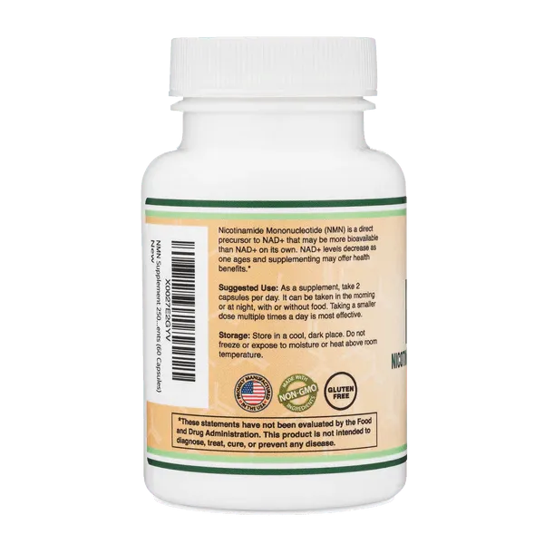 DOUBLE WOOD SUPPLEMENTS - Double Wood Supplements NAD 250Mg. 60 Capsulas - The Red Vitamin MX - Suplementos Alimenticios - {{ shop.shopifyCountryName }}