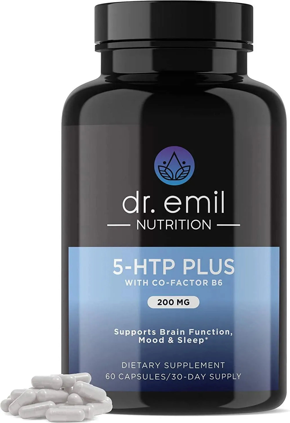 DR EMIL NUTRITION - DR EMIL NUTRITION 200 MG 5-HTP Plus Serotonin Synthesizers and Cofactor B6 60 Capsulas - The Red Vitamin MX - Suplementos Alimenticios - {{ shop.shopifyCountryName }}