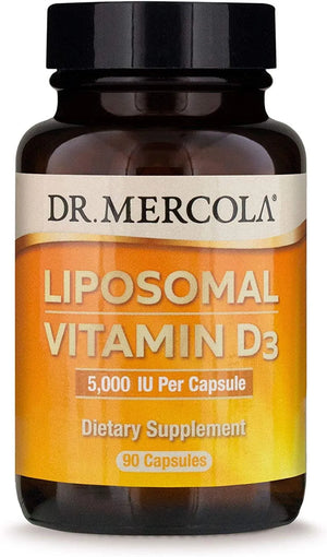 DR MERCOLA - Dr. Mercola Liposomal Vitamin D3 5,000IU 90 Capsulas - The Red Vitamin MX - Suplementos Alimenticios - {{ shop.shopifyCountryName }}