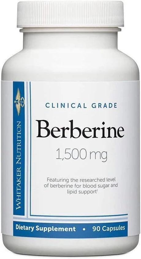 DR. WHITAKER'S NUTRITION - Dr. Whitaker's Nutrition Berberine 1500Mg. 90 Capsulas - The Red Vitamin MX - Suplementos Alimenticios - {{ shop.shopifyCountryName }}