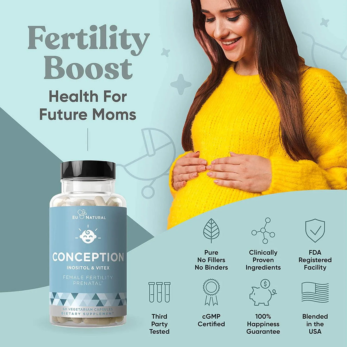 EU NATURAL - Eu Natural Conception 60 Capsulas - The Red Vitamin MX - Suplementos Alimenticios - {{ shop.shopifyCountryName }}