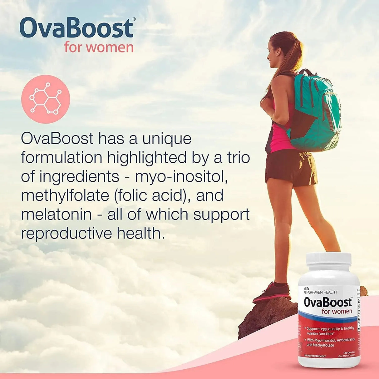 FAIRHAVEN HEALTH - FairHaven Health OvaBoost 120 Capsulas - The Red Vitamin MX - Suplementos Alimenticios - {{ shop.shopifyCountryName }}