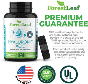 FOREST LEAF - Forest Leaf Hyaluronic Acid 120 Capsulas - The Red Vitamin MX - Suplementos Alimenticios - {{ shop.shopifyCountryName }}