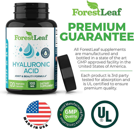 FOREST LEAF - Forest Leaf Hyaluronic Acid 120 Capsulas - The Red Vitamin MX - Suplementos Alimenticios - {{ shop.shopifyCountryName }}