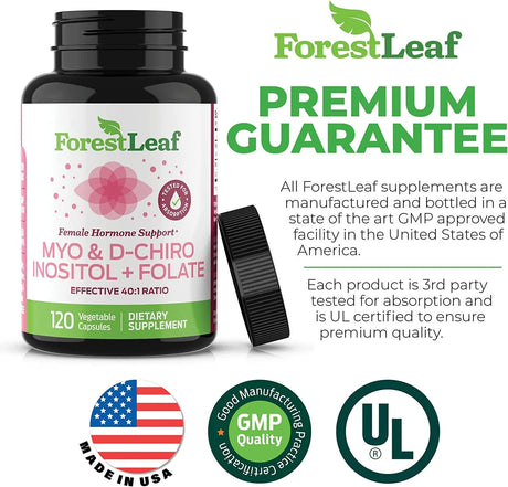 FOREST LEAF - Forest Leaf Myo and D-Chiro Inositol 120 Capsulas - The Red Vitamin MX - Suplementos Alimenticios - {{ shop.shopifyCountryName }}