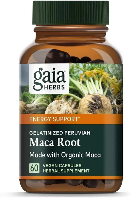 GAIA HERBS - Gaia Herbs Maca Root 60 Capsulas - The Red Vitamin MX - Suplementos Alimenticios - {{ shop.shopifyCountryName }}