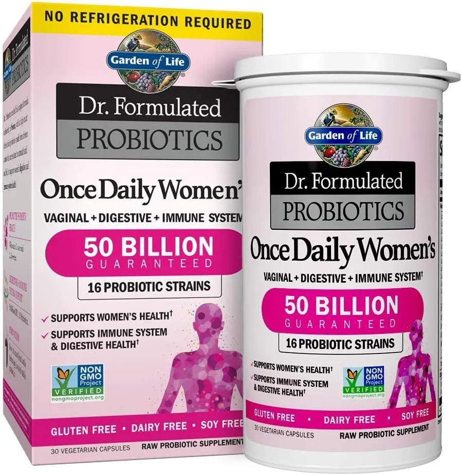 GARDEN OF LIFE - Garden of Life Dr. Formulated Probiotics for Women 30 Capsulas - The Red Vitamin MX - Suplementos Alimenticios - {{ shop.shopifyCountryName }}