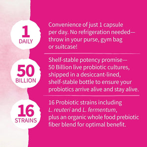 GARDEN OF LIFE - Garden of Life Dr. Formulated Probiotics for Women 30 Capsulas - The Red Vitamin MX - Suplementos Alimenticios - {{ shop.shopifyCountryName }}