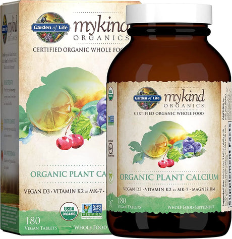 GARDEN OF LIFE - Garden of Life Mykind Organic Plant Calcium 180 Tabletas - The Red Vitamin MX - Suplementos Alimenticios - {{ shop.shopifyCountryName }}