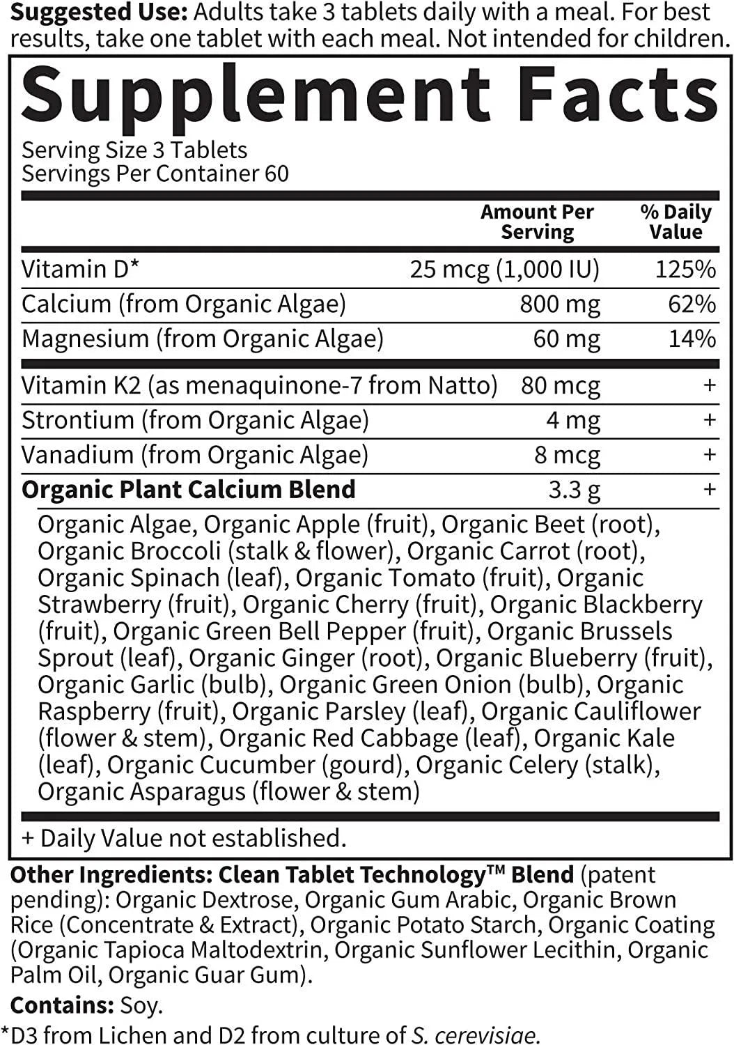 GARDEN OF LIFE - Garden of Life Mykind Organic Plant Calcium 180 Tabletas - The Red Vitamin MX - Suplementos Alimenticios - {{ shop.shopifyCountryName }}