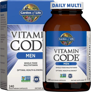 GARDEN OF LIFE - Garden of Life Vitamin Code Whole Food Multivitamin for Men 240 Capsulas - The Red Vitamin MX - Suplementos Alimenticios - {{ shop.shopifyCountryName }}