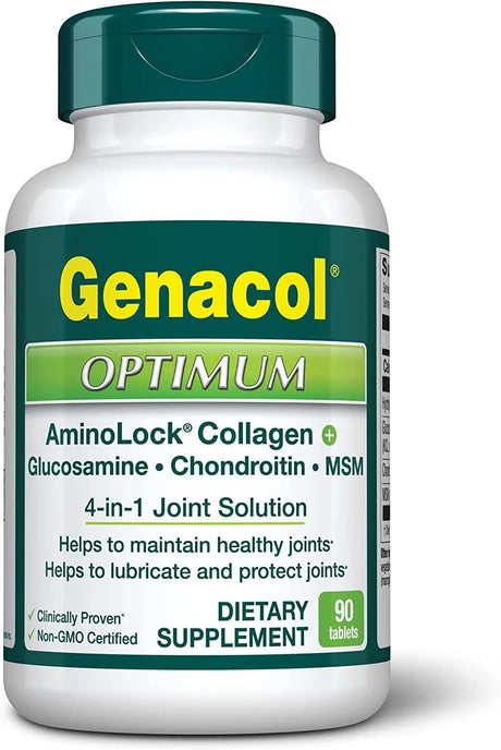 GENACOL - Genacol Optimum Glucosamine Chondroitin MSM Collagen Peptides Joint Support 90 Capsulas - The Red Vitamin MX - Suplementos Alimenticios - {{ shop.shopifyCountryName }}