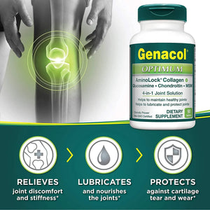 GENACOL - Genacol Optimum Glucosamine Chondroitin MSM Collagen Peptides Joint Support 90 Capsulas - The Red Vitamin MX - Suplementos Alimenticios - {{ shop.shopifyCountryName }}