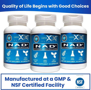 GENEX FORMULAS - Genex NAD+ 250Mg. 60 Capsulas - The Red Vitamin MX - Suplementos Alimenticios - {{ shop.shopifyCountryName }}