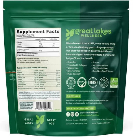 GREAT LAKES - Great Lakes Collagen Peptides Powder 4Lbs. - The Red Vitamin MX - Suplementos Alimenticios - {{ shop.shopifyCountryName }}