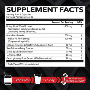 HAVASU NUTRITION - Havasu Nutrition Horny Goat Weed Extra Strength 60 Capsulas - The Red Vitamin MX - Suplementos Alimenticios - {{ shop.shopifyCountryName }}