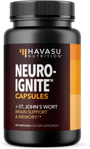 HAVASU NUTRITION - Havasu Nutrition NeuroIgnite Nootropic Focus Brain Support 30 Capsulas - The Red Vitamin MX - Suplementos Alimenticios - {{ shop.shopifyCountryName }}