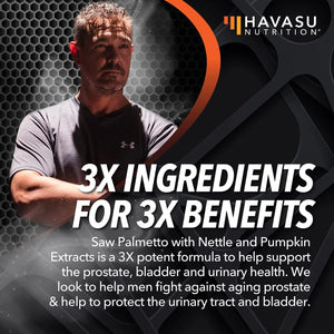 HAVASU NUTRITION - Havasu Nutrition Saw Palmetto 3X Formula Nettle Seed & Pumpkin Seed Oil 120 Capsulas - The Red Vitamin MX - Suplementos Alimenticios - {{ shop.shopifyCountryName }}