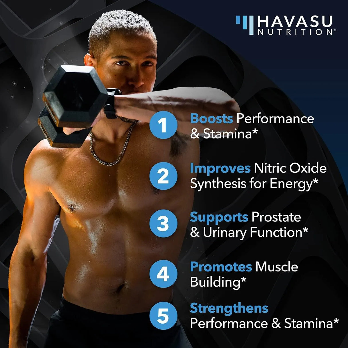 HAVASU NUTRITION - Havasu Nutrition Saw Palmetto Active Male L-Arginine 60 Capsulas - The Red Vitamin MX - Suplementos Alimenticios - {{ shop.shopifyCountryName }}