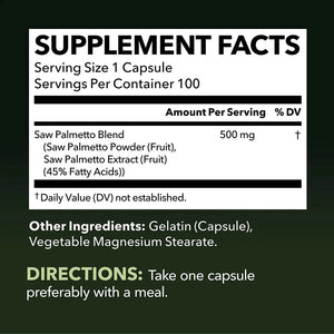 HAVASU NUTRITION - Havasu Nutrition Saw Palmetto Once Daily 100 Capsulas - The Red Vitamin MX - Suplementos Alimenticios - {{ shop.shopifyCountryName }}