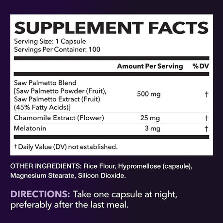 HAVASU NUTRITION - Havasu Nutrition Saw Palmetto PM Formula 100 Capsulas - The Red Vitamin MX - Suplementos Alimenticios - {{ shop.shopifyCountryName }}