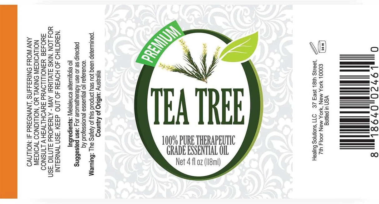 HEALING SOLUTIONS - Healing Solutions Tea Tree Essential Oil 4Oz. - The Red Vitamin MX - Suplementos Alimenticios - {{ shop.shopifyCountryName }}