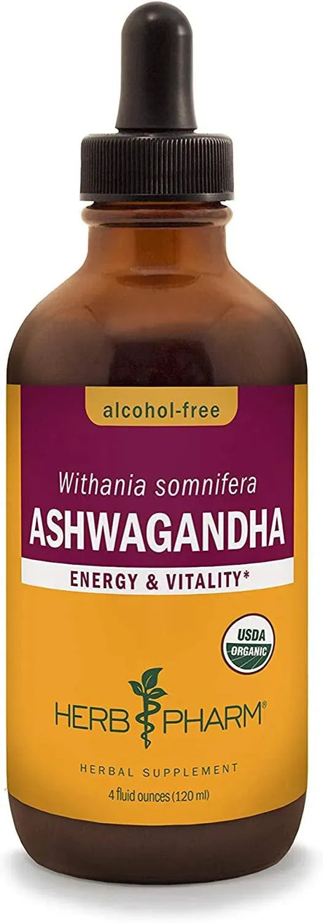 HERB PHARM - Herb Pharm Certified Organic Ashwagandha Extract - The Red Vitamin MX - Suplementos Alimenticios - {{ shop.shopifyCountryName }}