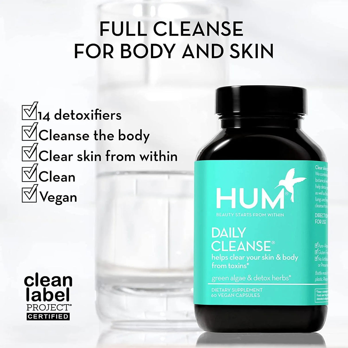 HUM - HUM Daily Cleanse 60 Capsulas - The Red Vitamin MX - Suplementos Alimenticios - {{ shop.shopifyCountryName }}